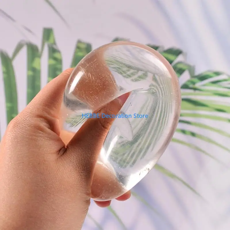 B0KC Stress Relief Clear Maltose Syrup Ball Squeeze Sensory Fidgeting Ball Plaything