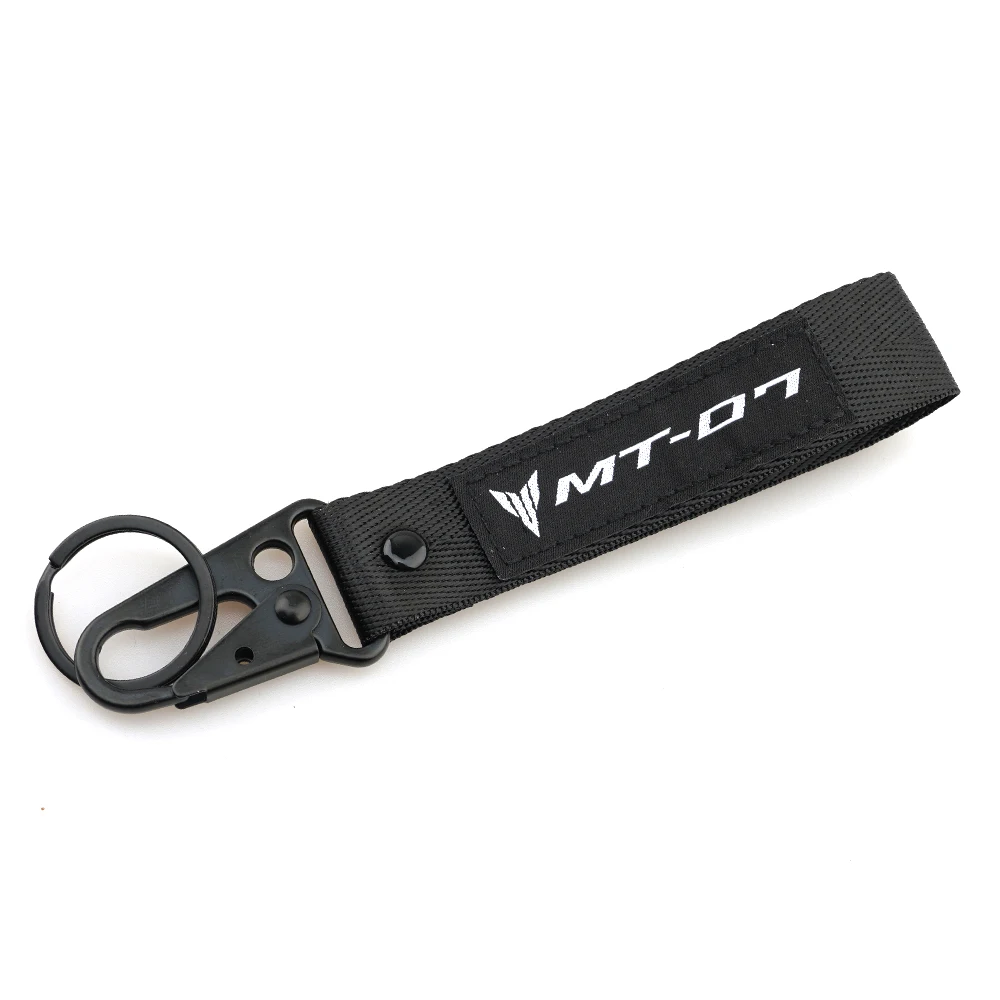 CNC Key Cover Case Shell Protection & Embroidery Keyring Keychain Key Chain Motorcycle Accessories For Yamaha MT07 MT-07 MT 07