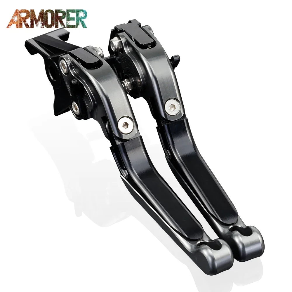 Motorcycle Accessories CNC Aluminum Folding Adjustable Brakes Clutch Levers For KTM 690 DUKE 690 DUKE R 2012 2013