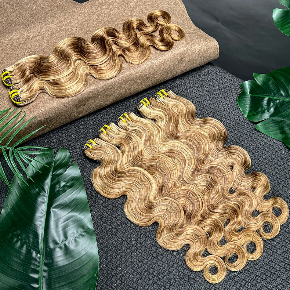 

Объемная волна P4/27 Выделенные цветные пучки человеческих волос 100 грамм 100% необработанные натуральные человеческие волосы Плетение наращивания 1/2/3/4 пучки