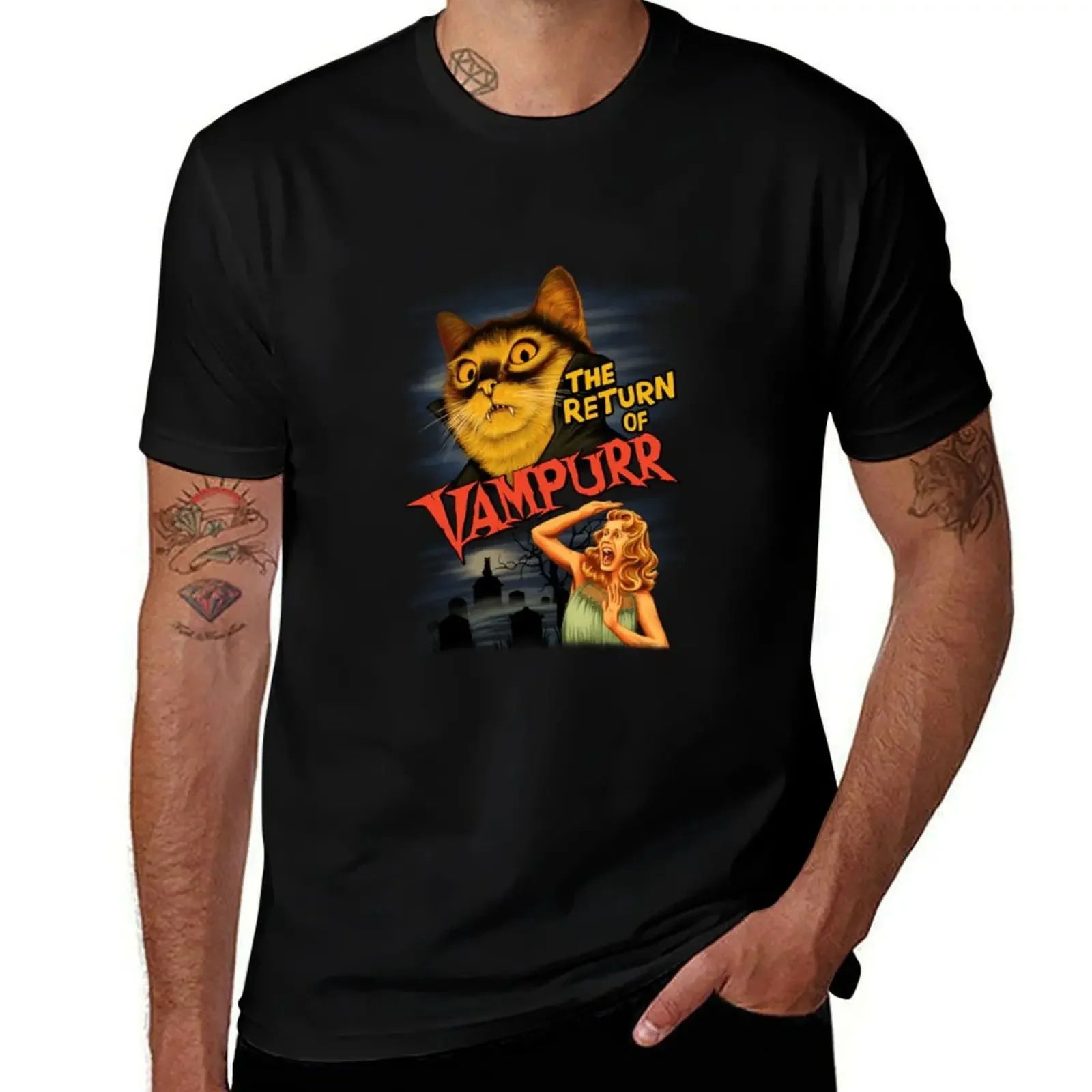 The Return of Vampurr T-Shirt custom shirt anime figures mens tall t shirts