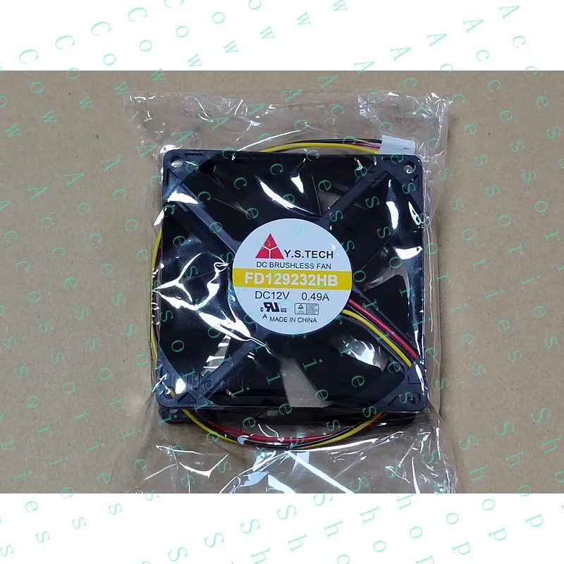 

PP+ 1PC server cooling fan FD129232HB 9032 12V 0.49A 9CM
