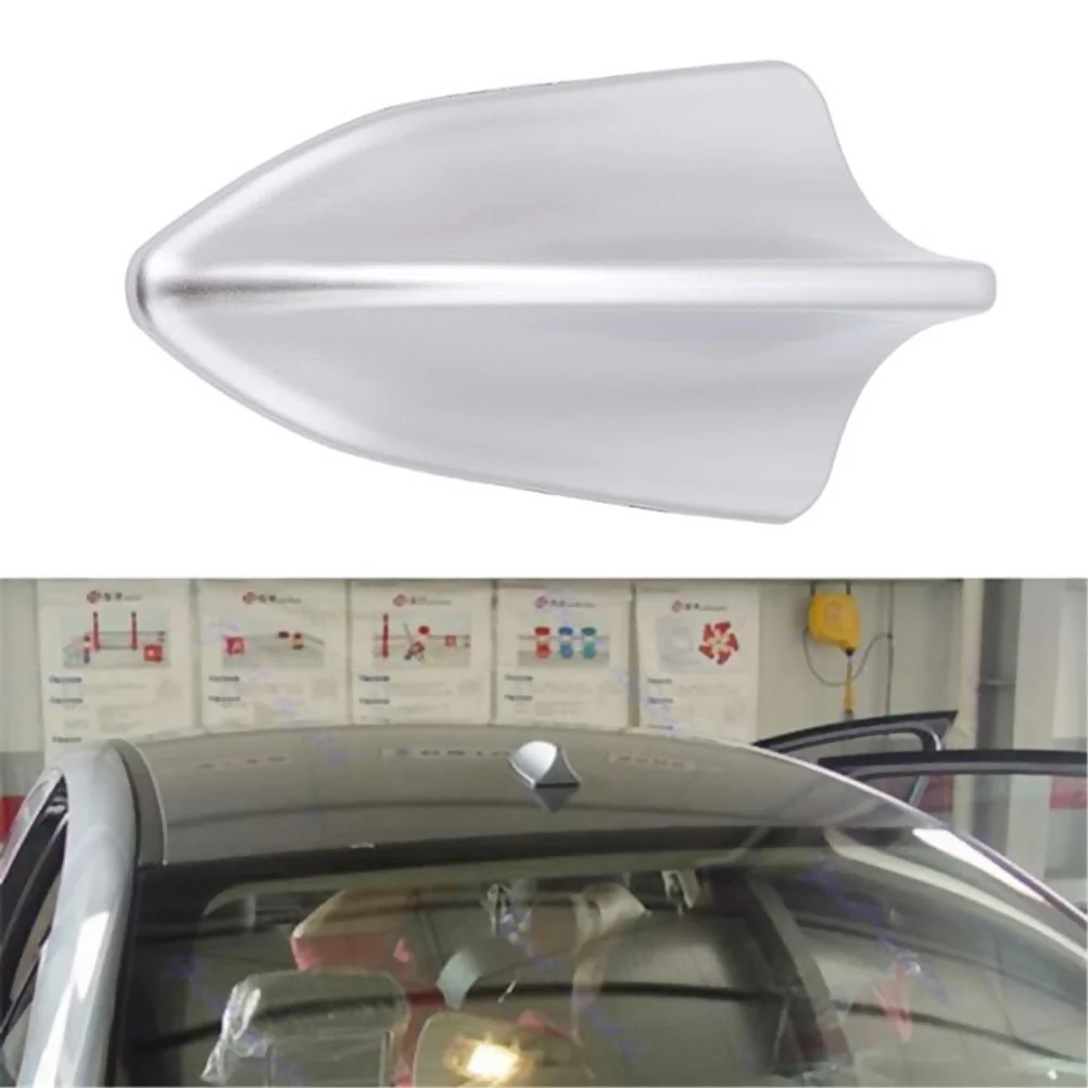 Universal Radio Roof Car Shell Place Covers Antenna (Silver) car antenna car aerial vehicle roof aerial