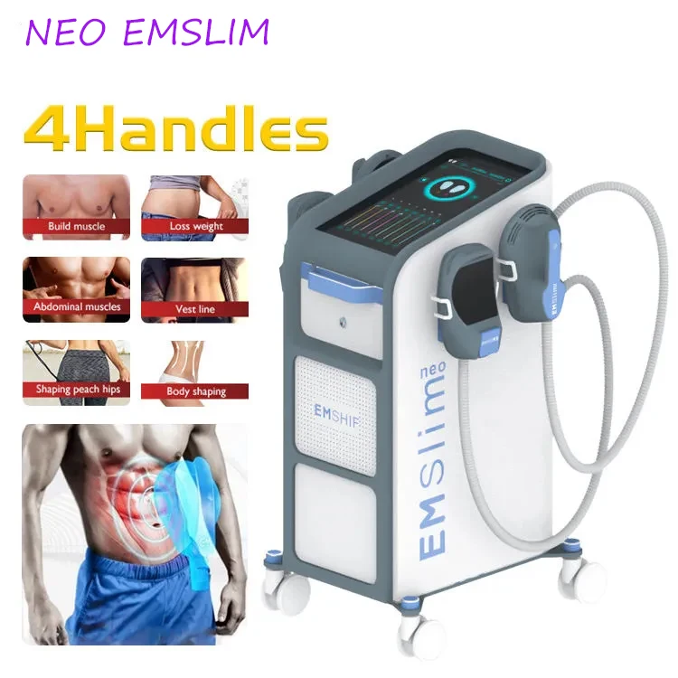 

RF EMslim NEO HI-EMT Slimming machine EMS electromagnetic Muscle Stimulation fat burning shaping hiems beauty equipment