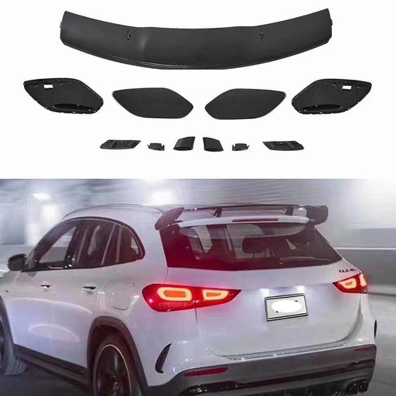 For Mercedes-Benz GLA Class X157 GLA45  GLA200 GLA220 GLA250 GLA260 2020+ Car Wing Spoilers Auto Accessories