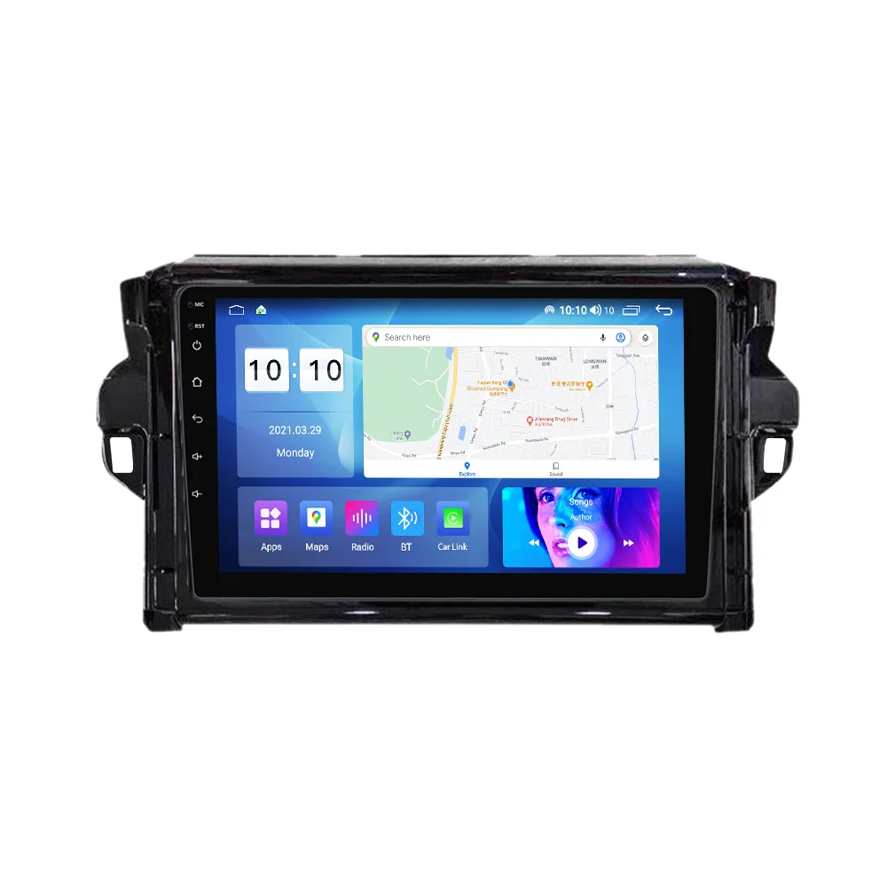 Mekede MS Android 12 IPS 2.5D Car dvd player for Toyota Fortuner 8+128GB Car-play cooling fan car radio gps navigation