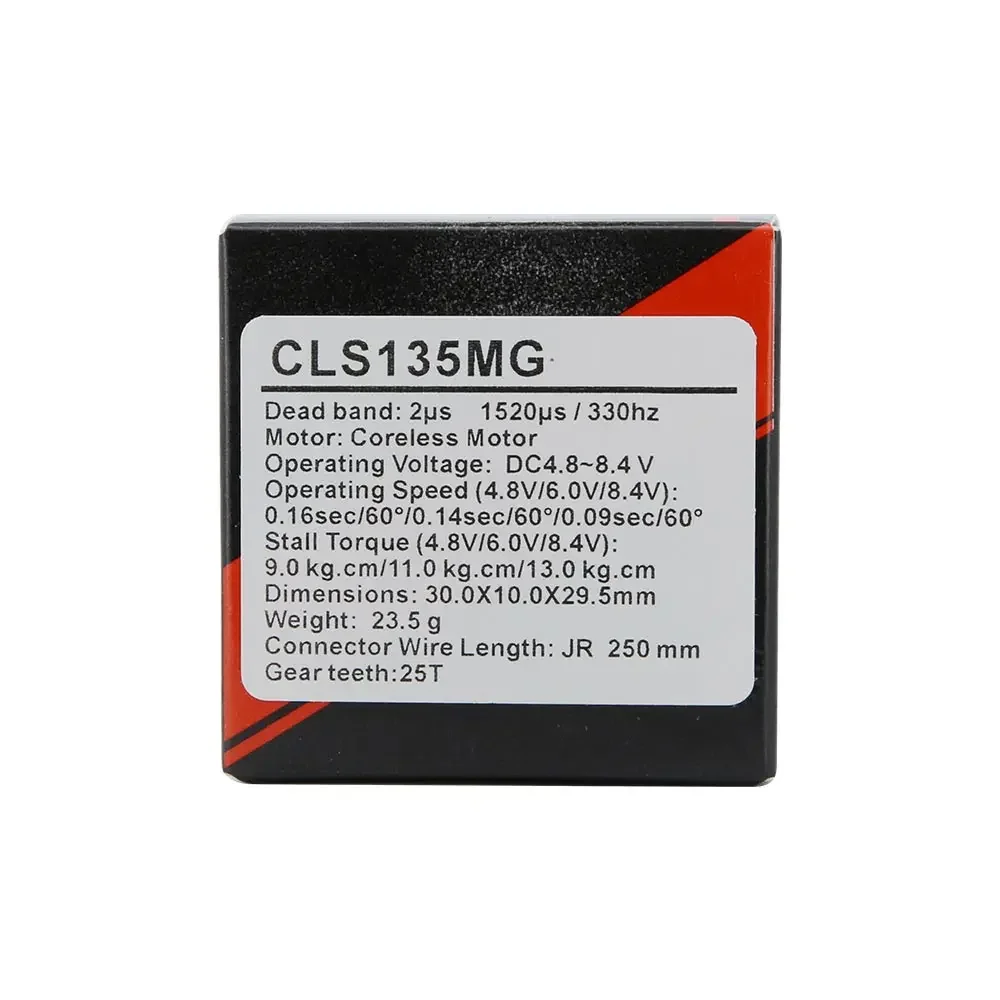 JX CLS135MG 8,4V 13KG HV Kernloser Digitaler Servo 25T Metallgetriebe für RC Auto Boot Flugzeug Hubschrauber RC Modell Ersatzteile – Detail 7