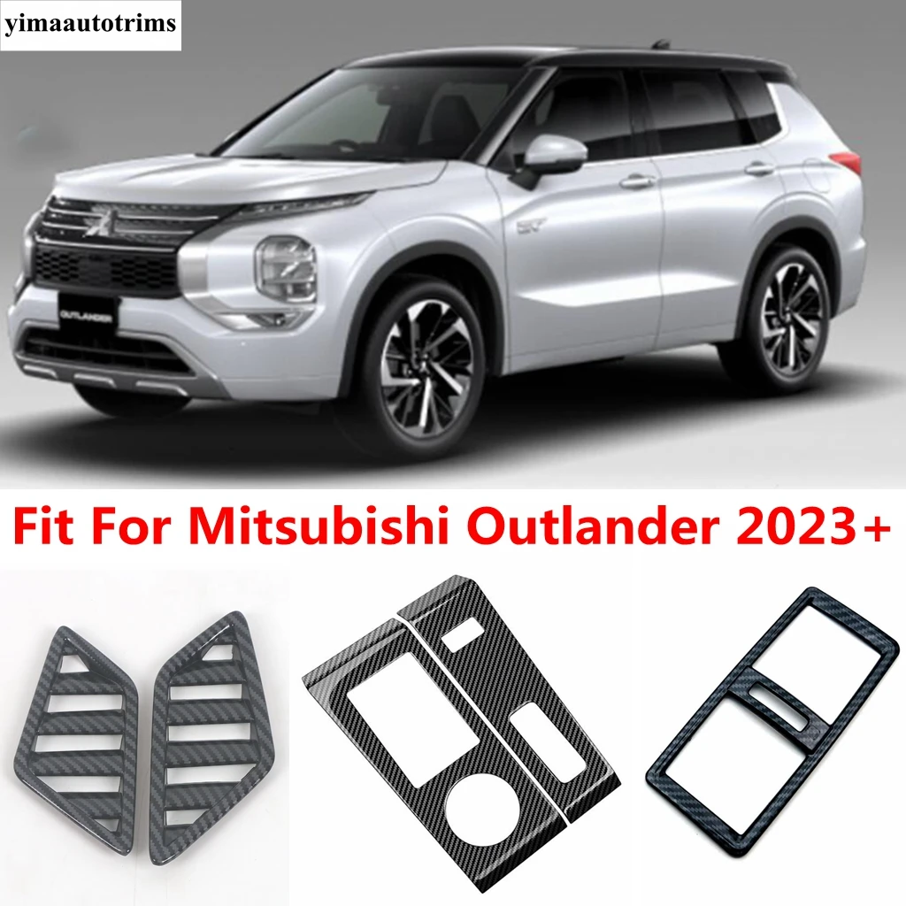 

ABS Dashboard Air AC Vent Outlet / Gear Shift Panel / Rear Box Conditioning Cover Trim Accessories For Mitsubishi Outlander 2023