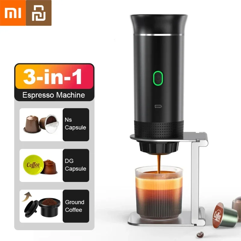 Xiaomi Youpin Coffee Machine Wireless Electric Portable Espresso Coffee Machine Maker 3-in-1 Capsule Powder Travel Coffee Maker