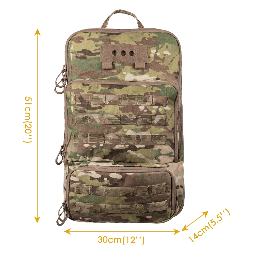 2025 Men's 45L Waterproof Tactical Medic Backpack High Quality Anti-Theft First Aid Emergency Kit Fashion Style Adventure Gear