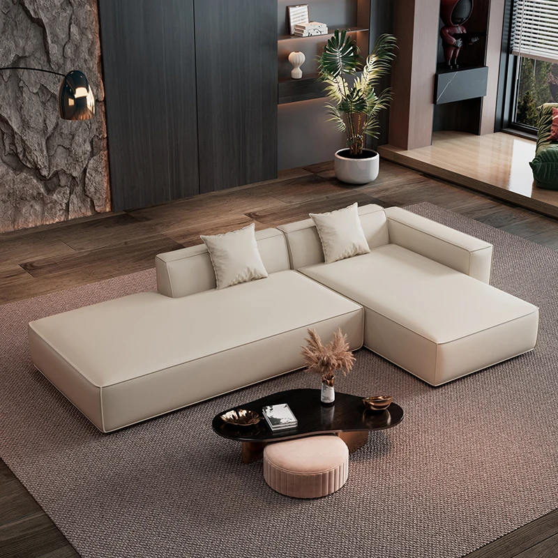 

!@Wholesales Large Corner Long Recliner Armchair Sofa Bed L-Shaped Sofa Set Modern Design Living Room Furniture Combination Sof