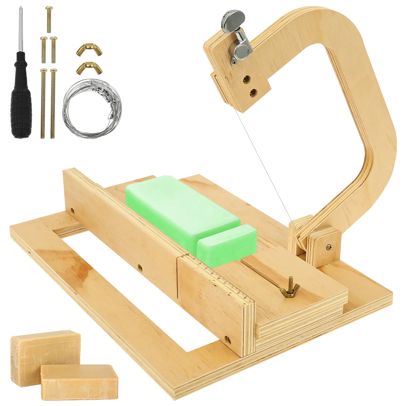 Soap Making Starter Kit - Wooden Soap Cutter Professional Soap Cutter