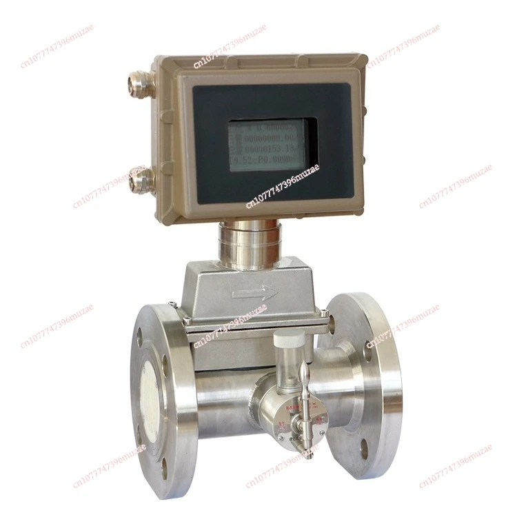 

Intelligent gas turbine flowmeter High precision industrial natural gas methane gas stainless steel flow meter