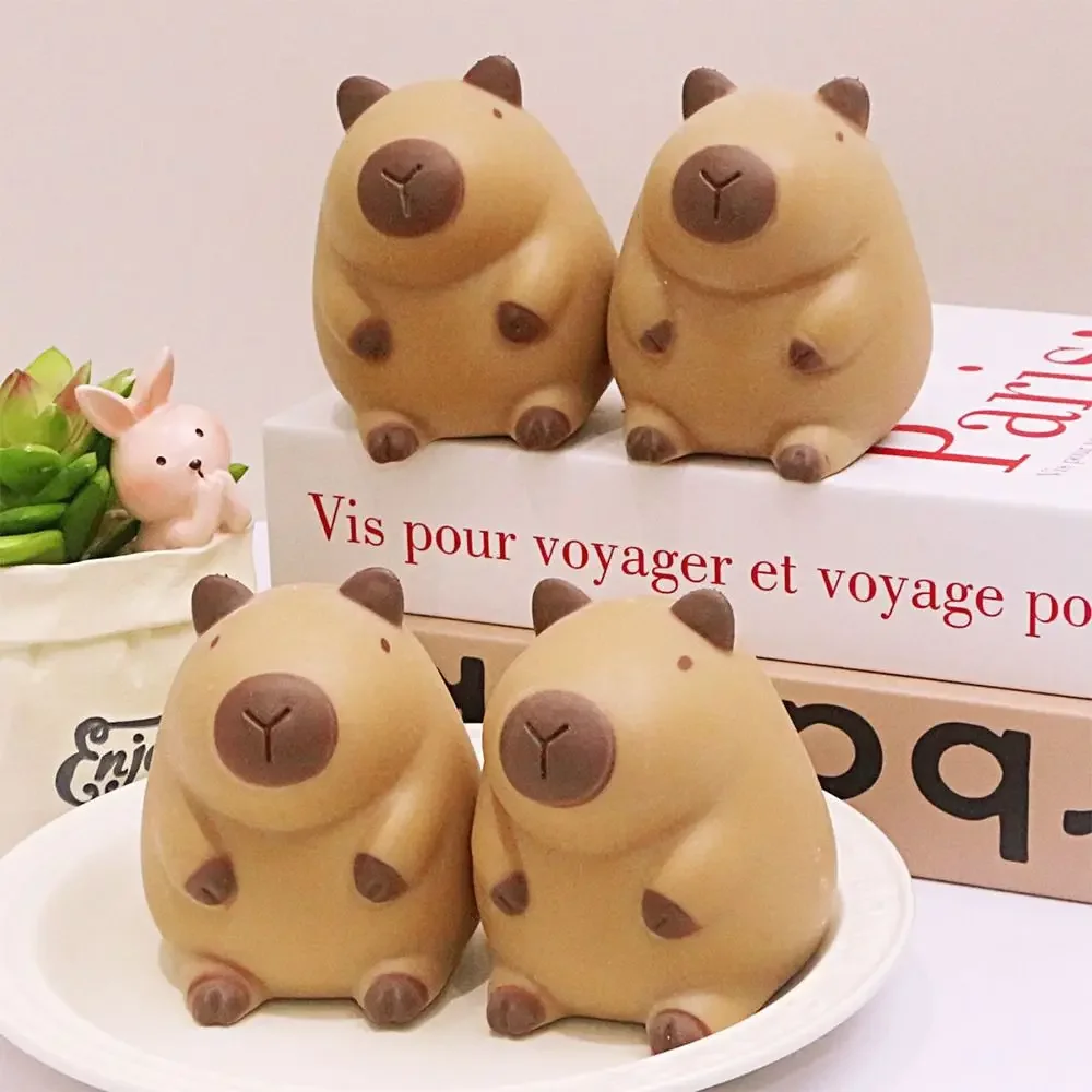 كابيبارا انتعاش بطيء ضغط لعبة Kawaii براون ضغط اللعب الكرتون كابيبارا الإجهاد الإغاثة الضغط لعب للطفل أفضل هدية