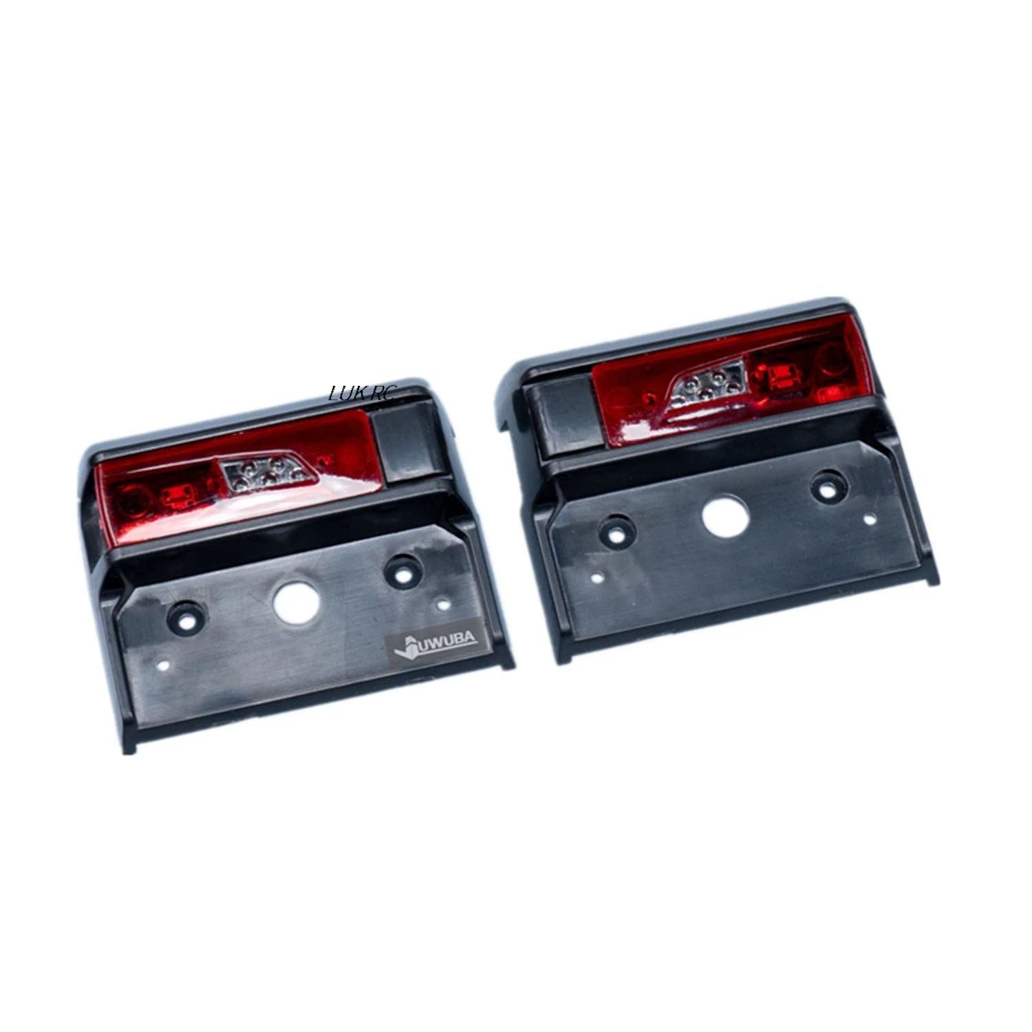 ไฟท้าย LED พลาสติก 5V สำหรับ DIY 56368 56371 1/14 รถบรรทุก RC รุ่น R470 R620 770S รถบรรทุกบังคับวิทยุ