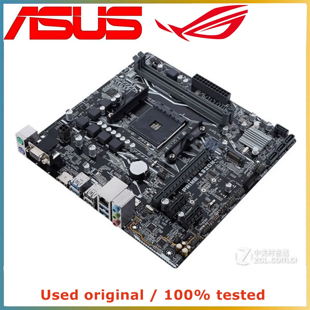 For ASUS PRIME A320M-K motherboard Socket AM4 DDR4 USB3.0 SATA3 HDMI VGA 32GB B320 desktop motherboard