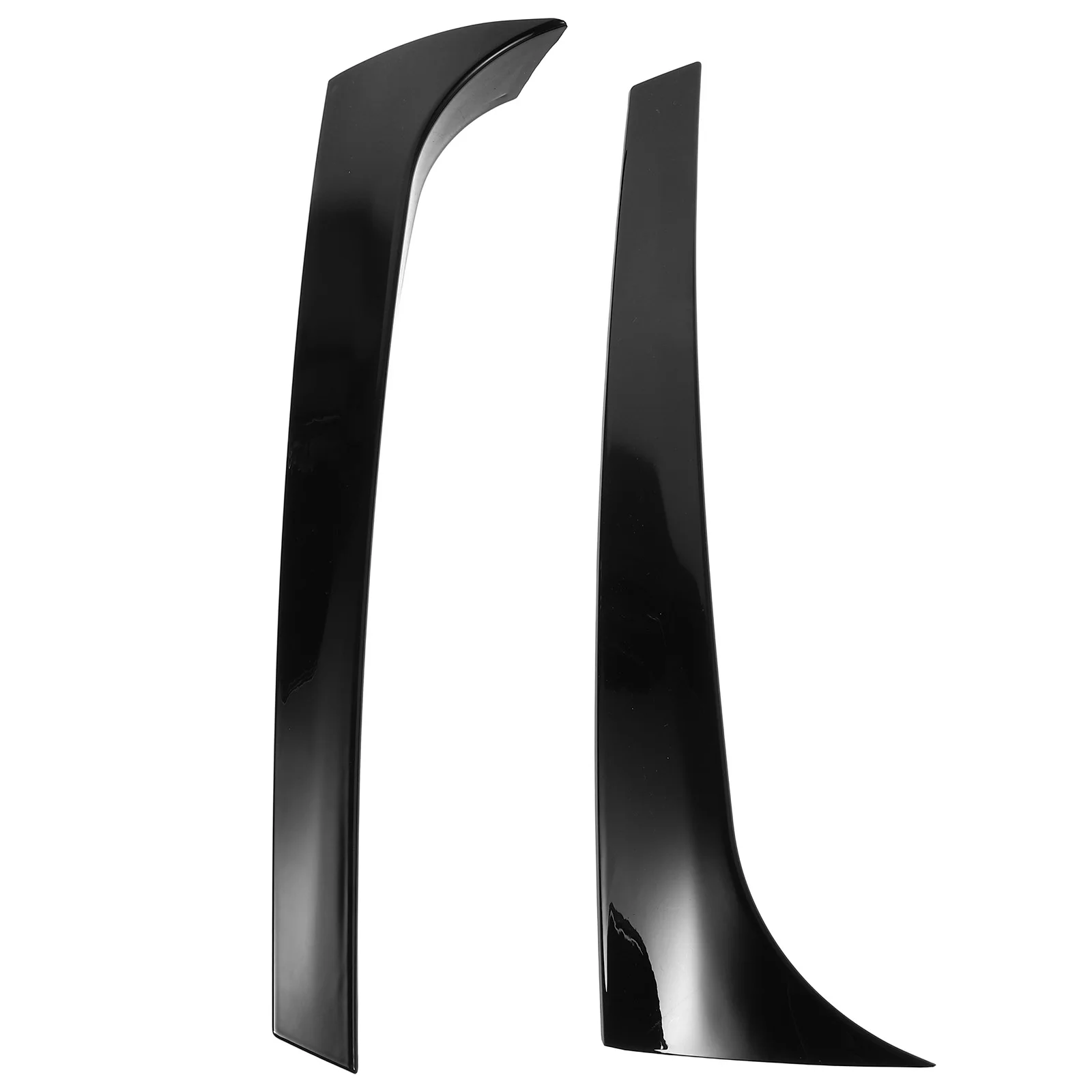 

Side Wing Spoiler Black Plastic Exterior Accessories Enhance Appearance Stability Splashproof Material Easy Installation Car