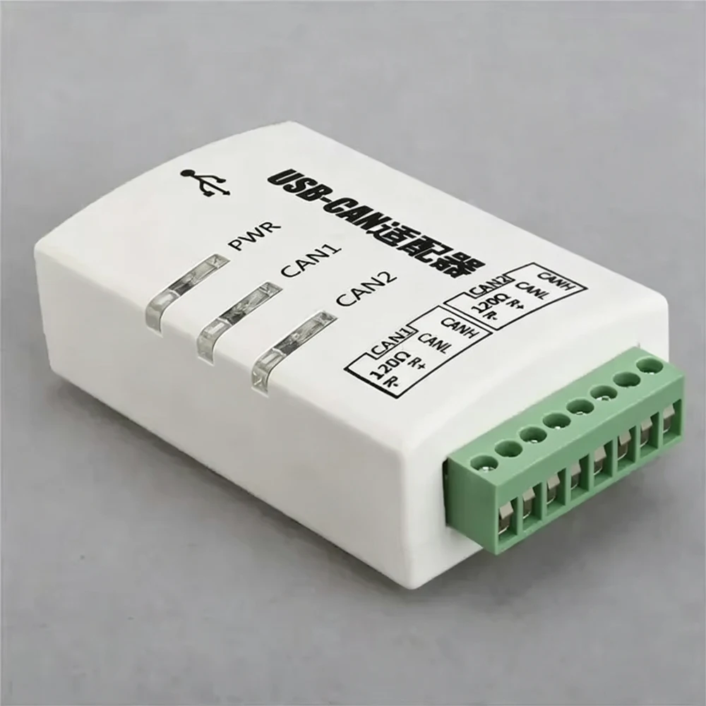 2 Ports USB-CAN USB Professional CAN BUS USBCAN II CANopen J1939 DeviceNet Analyzer Z English Manual and Software Compatible ZLG