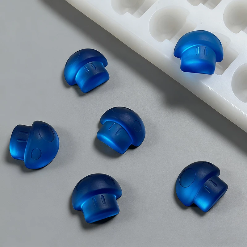 Molde de silicona con 300 cavidades en forma de hongo, adecuado para chocolate, caramelos, gelatina, jabón, velas, manualidades DIY.