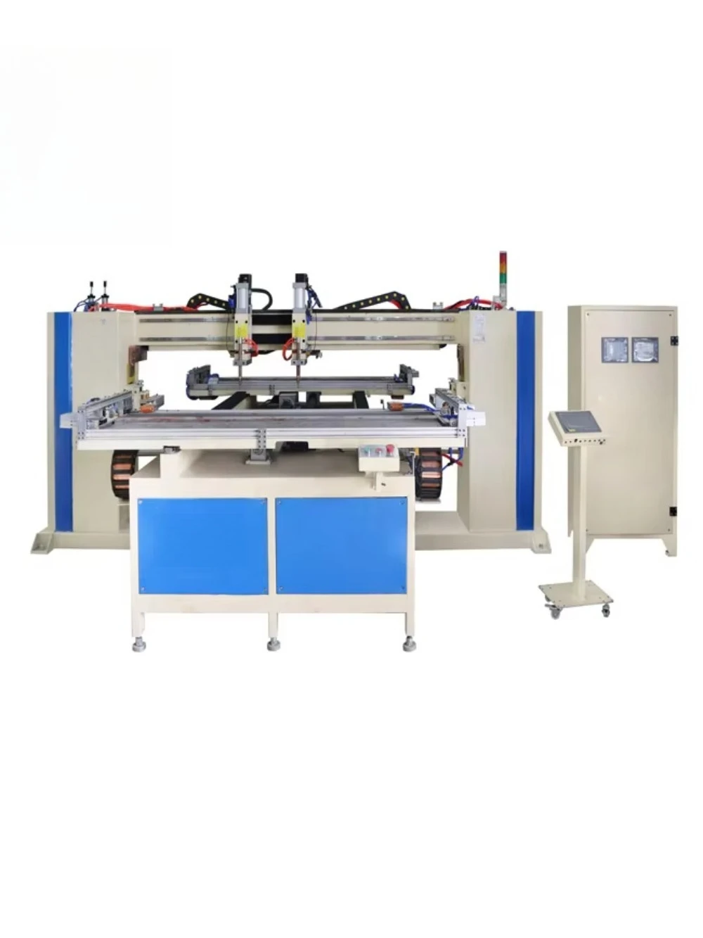 CNC Double Head Automatic Welding Machine for Galvanized Sheet Door Panel