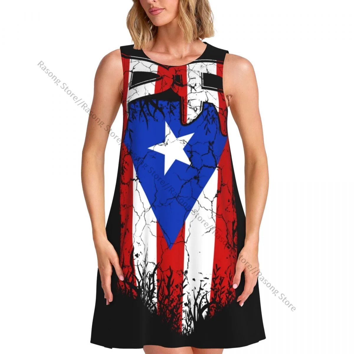 O Neck Sleeveless A…