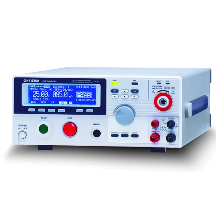 

Gwinstek GPT-9800 series safety regulation tester GPT-9801 GPT-9802 GPT-9803 GPT-9804 200VA test capacity