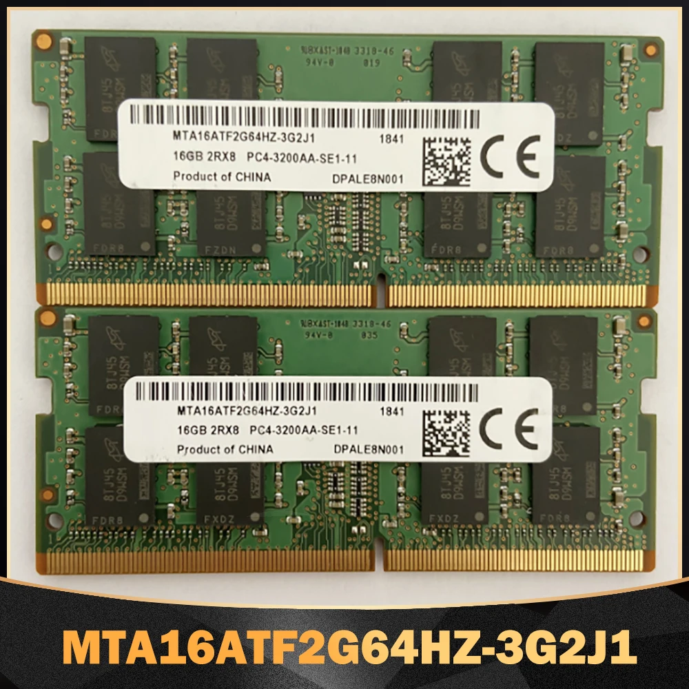 

1PCS RAM 16G 16GB 2RX8 DDR4 3200 Notebook For MT Memory MTA16ATF2G64HZ-3G2J1