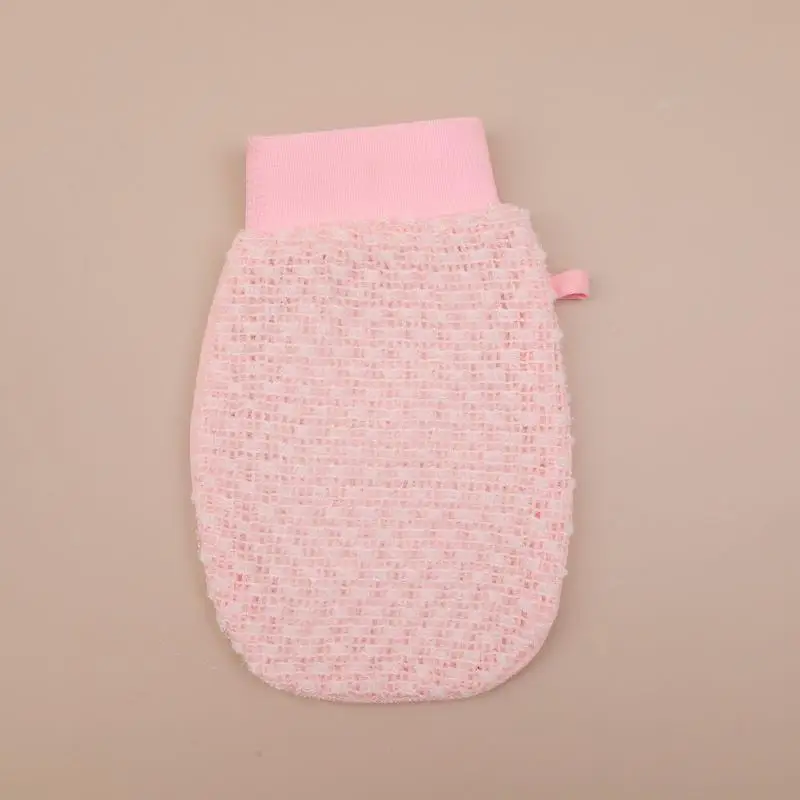 Doppelseitige Peeling-Duschhandschuhe mit Massage-Textur, schmerzfreier Körperpeeling-Handschuh, sanfte Tiefenreinigung, Bade-Scrubber – Detail 5