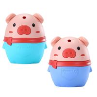 2 Pcs Mini Toothpick Holder Automatic Dispenser Bucket Storage Jar Animal Design Pop Up Container Kitchen Bar Supplies