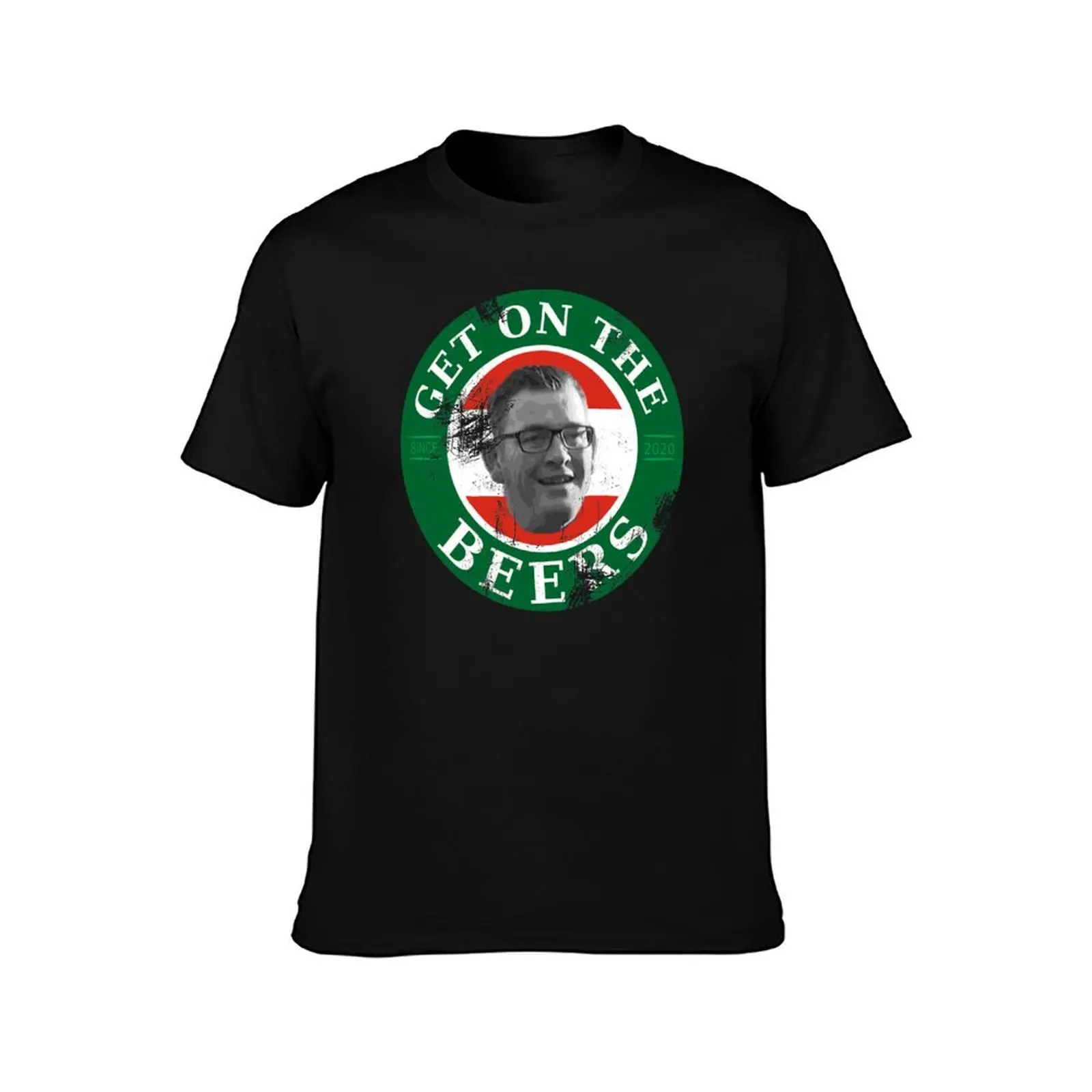 Dan Andrews - Get On The Beers | Funny Tee Design T-Shirt Comfortable Daily Wear Tee T-Shirt