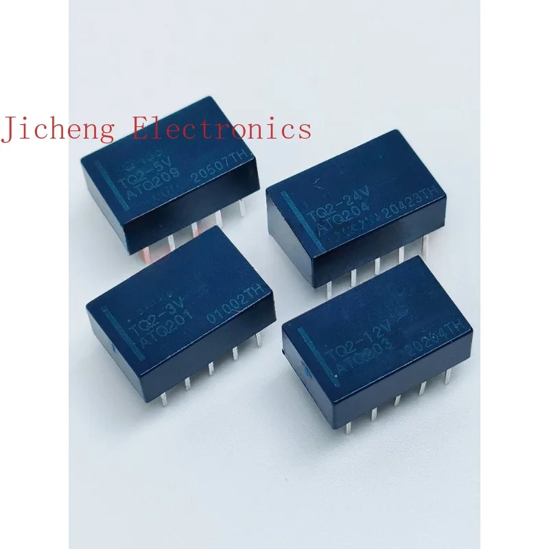 10PCS TQ2-3V TQ2-5V TQ2-12V TQ2-24V TQ2SA-3V/5V relay two open and  closed