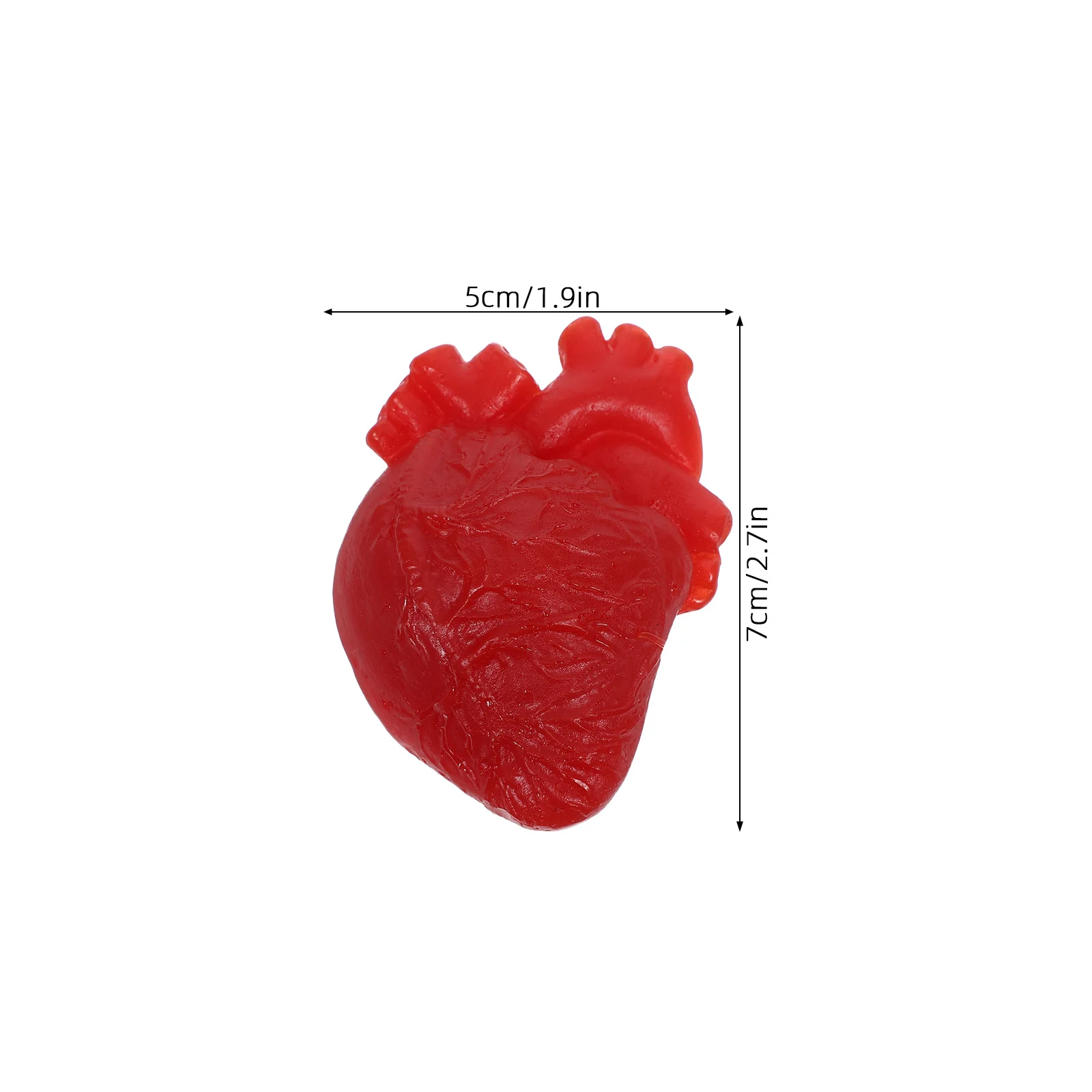 6 Stuks Realistische Hart Rekwisieten Halloween Lastig Prop voor Spooky Decoraties Lichaamsdelen Simulatie Indoor Feestartikelen Haunted