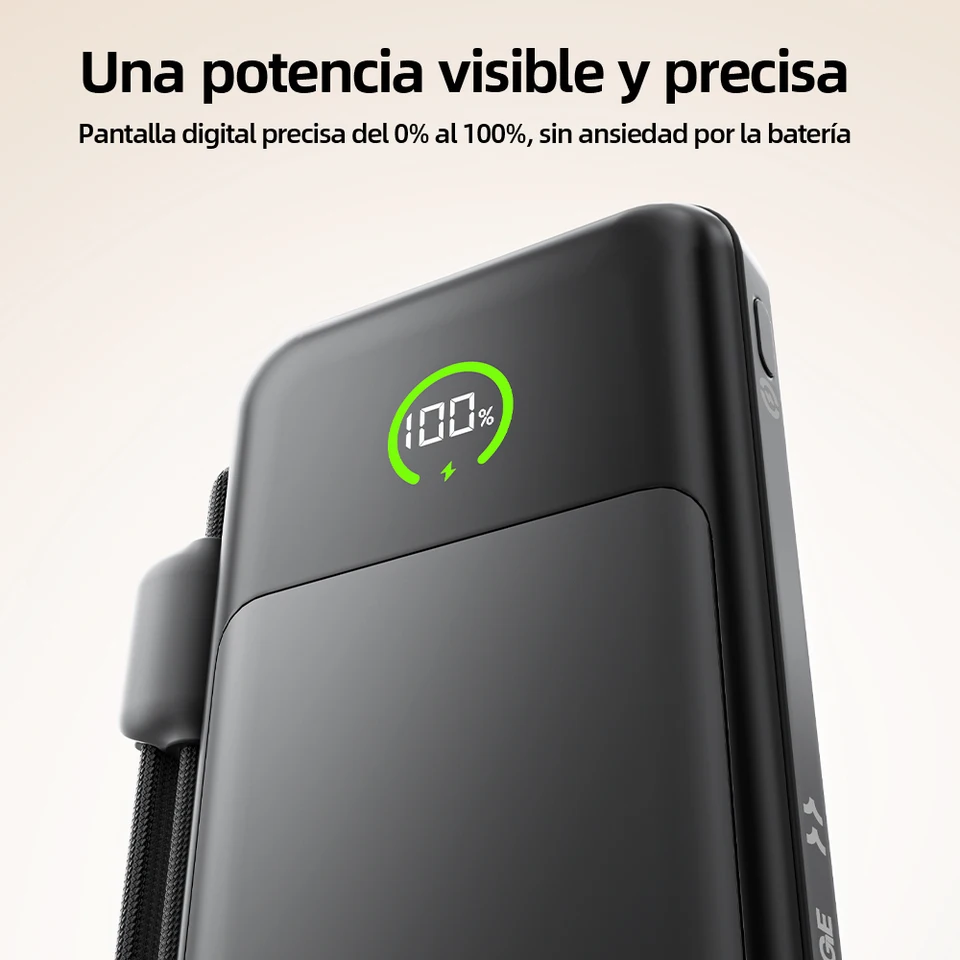 【CCC】MOVESPEED P20 Batería externa en forma de hoja 20000mAh, carga rápida 35W, cargador portátil para iPhone 17Pro Samsung 5