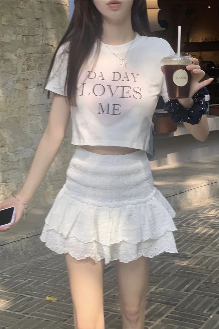 Gonne Donna Punti Hipster Impermeabile Moda Minigonne Molte Forme Abbigliamento da lavoro Decor Romantico Maillard Gioventù di classe Allenamento in palestra