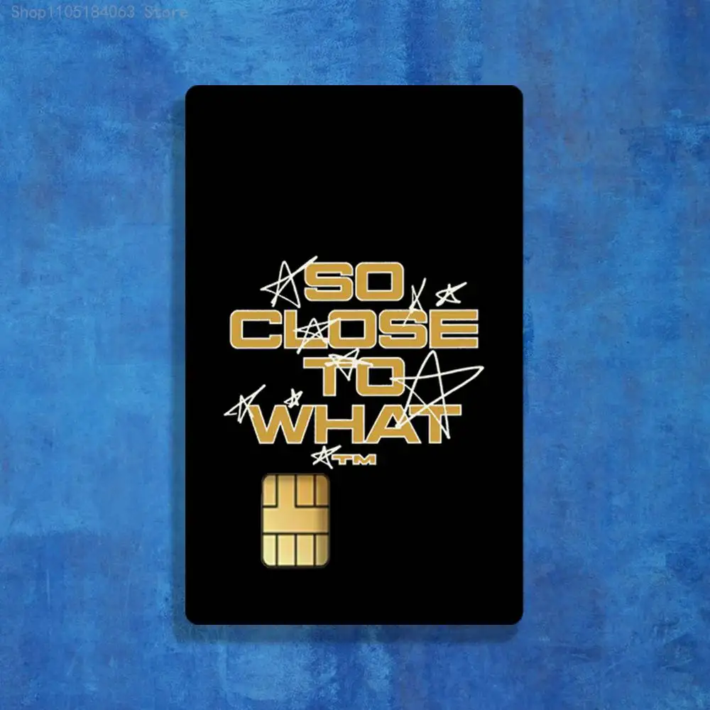 T-Tate قريب جدًا لماذا ملصقات M-McRae لخصم الائتمان وبطاقة شحن البنك والحافلة المترو ملصق مضاد للمياه ديكور مائي #5