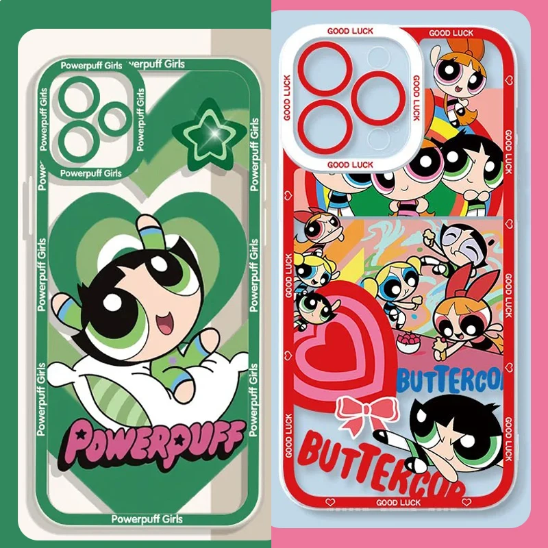 Lovely Powerpuff Girls Case For Samsung Galaxy A54 A34 A24 A14 A13 A53 A33 A73 A23 A05 A05S A72 A52 A52S A32 A22 A12 A31 A51 A71