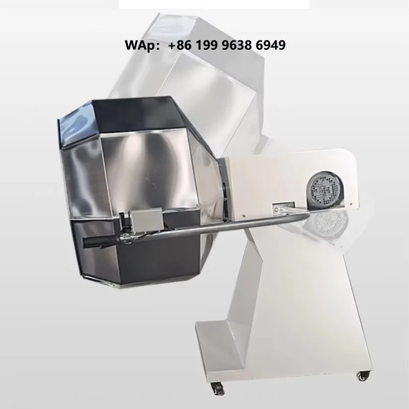 HN QDMECH Commercial Use Peanut Corn Chips Snack Octagonal Mixing Machine Seasoning Machine Flavoring Mixer