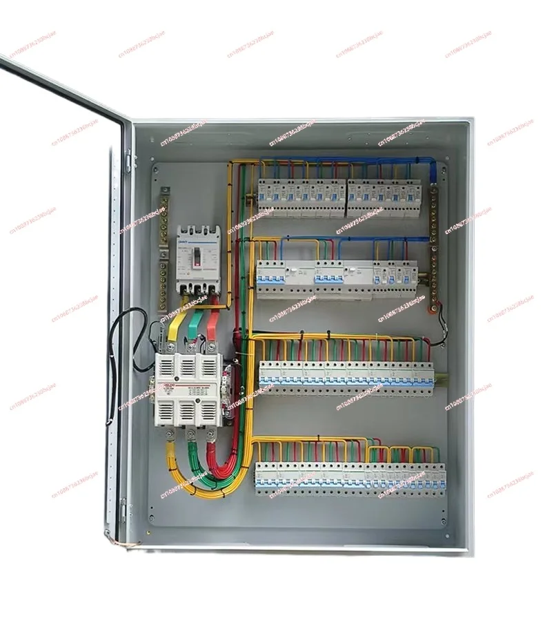 Low voltage complete lighting distribution box power cabinet household outdoor street light control wiring strong electric box