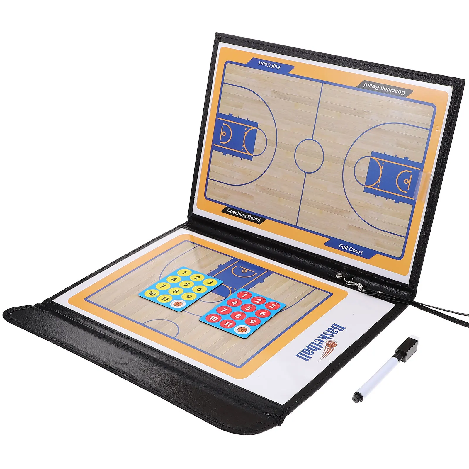 

Basketball Tactical Board Clear Printed Coaching Training Equipment Sweat-resistant Sports Writing Pvc