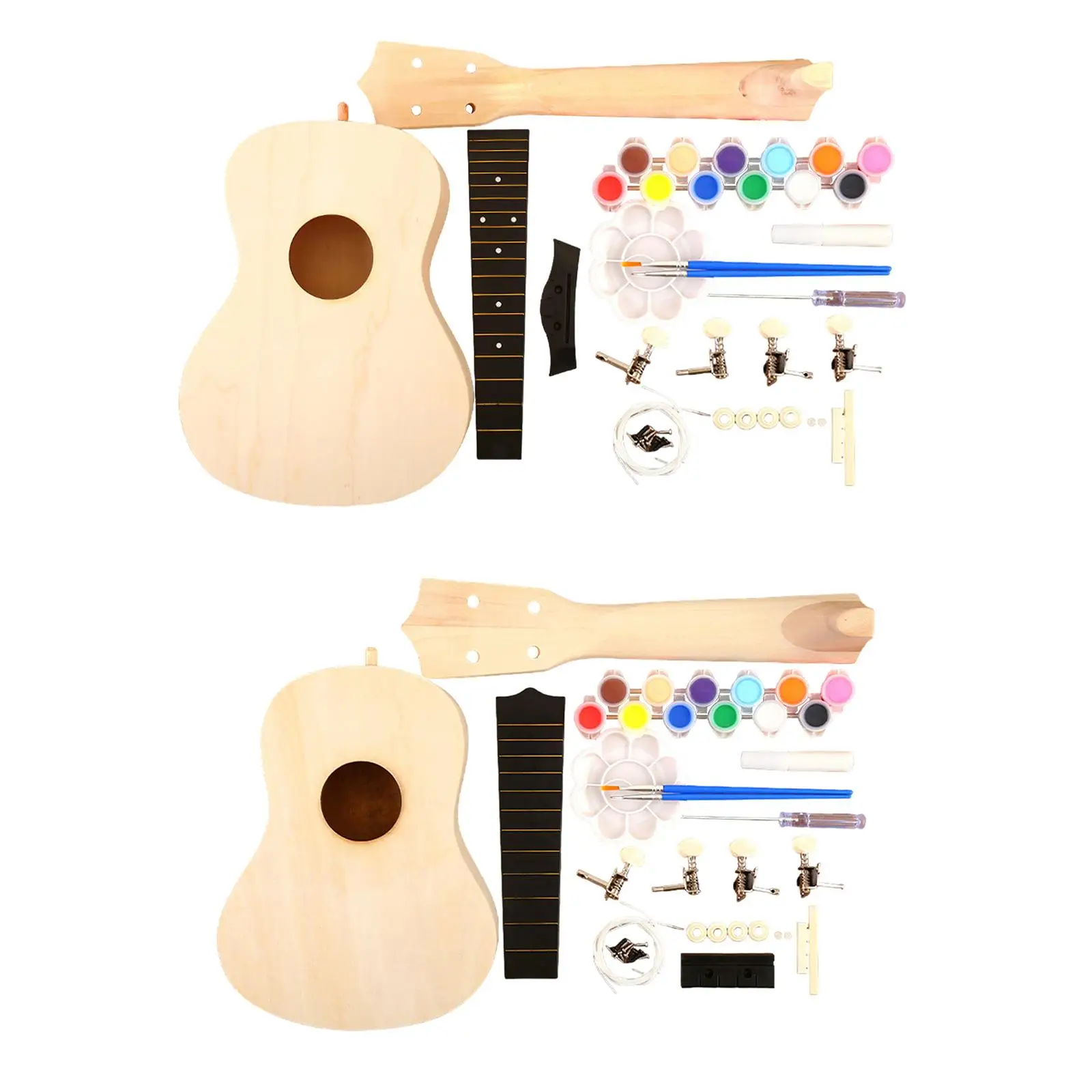 DIY Ukulele Kits Handicrafts for Kids Painting Ukuleles Guitar Build Kits