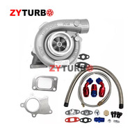 T3 T4 T04E .57 A/R Universal Turbo Turbocharger for 1.6 to 2.3L 400HP & Oil Line FOR OLDSMOBILE FOR DODGE Turbocharger 1997-1999