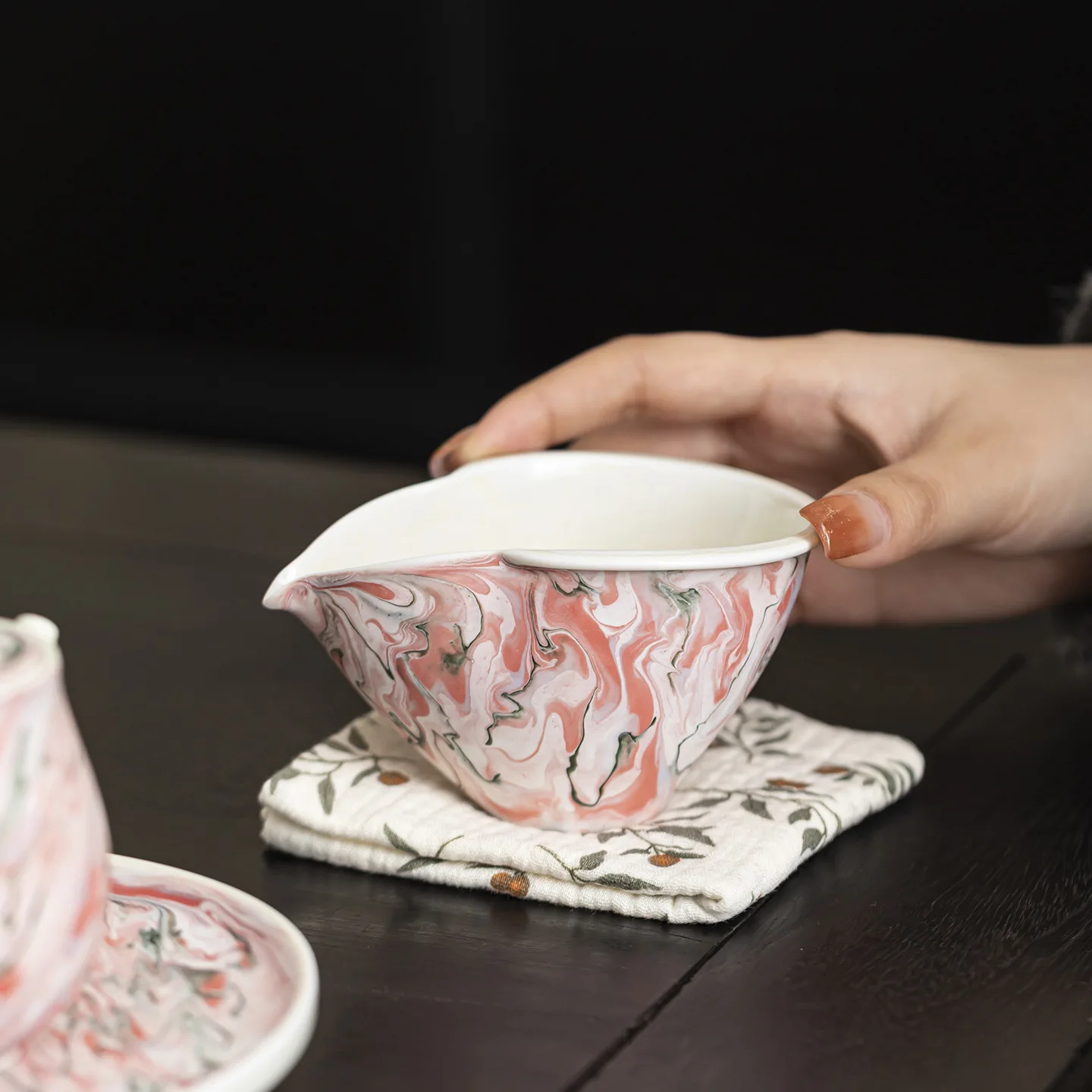 Tetera de Cerámica Kweichow Moutai Pitcher Gong Dao Bei, Accesorios Culturales y Creativos para la Ceremonia del Té en Casa, Taza, Jarra