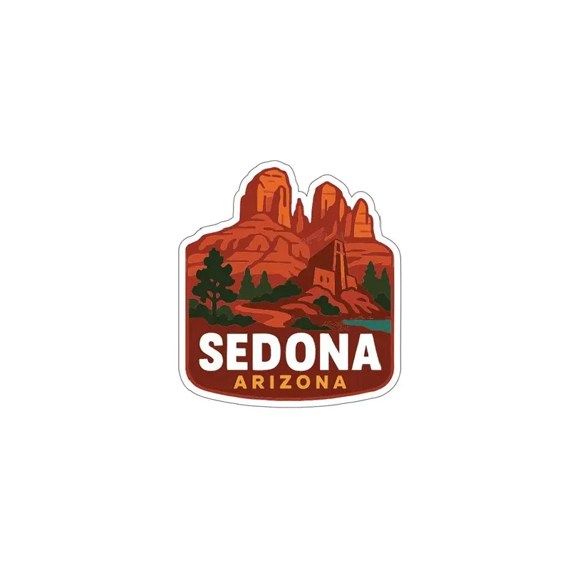 

Sedona 2d flat stickers – perfect for decorating laptops, cars, books, water bottles, helmets, toolboxes, bumpers, luggage