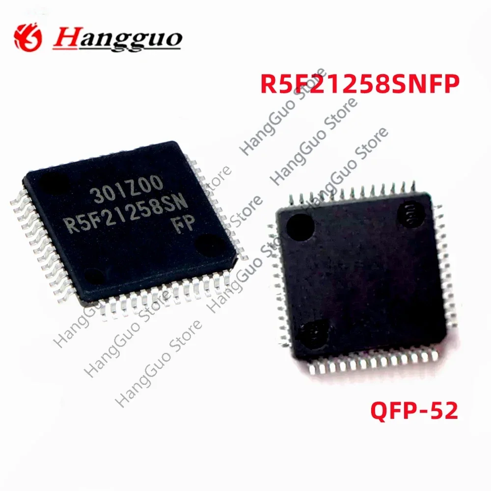 2 Pçs/lote Brand new original R5F21258SNFP R5F21258SN R5F21258 QFP-52 chip microcontrolador