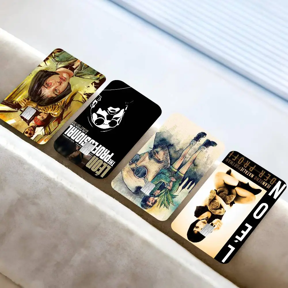 

Leon The Professional Credit Card Skin Stickers No Adhesive Residue Water Proof For VISA Credit Card Subway Access Card