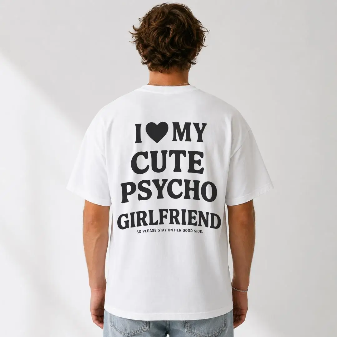 Funny Boyfriend Shirt, Relationship Humor Shirt, Couple T-Shirt, Funny Couple Gift Tee, Trendy Couples Shirte, Cotton T-Shirt