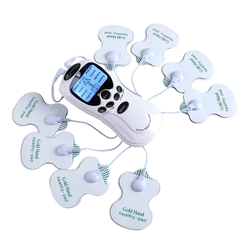 Electric Digital Therapy Machine Massage Physiotherapy Therapy Machine Pads Electronic Health Tens Muscle Neck Massager Back image 3