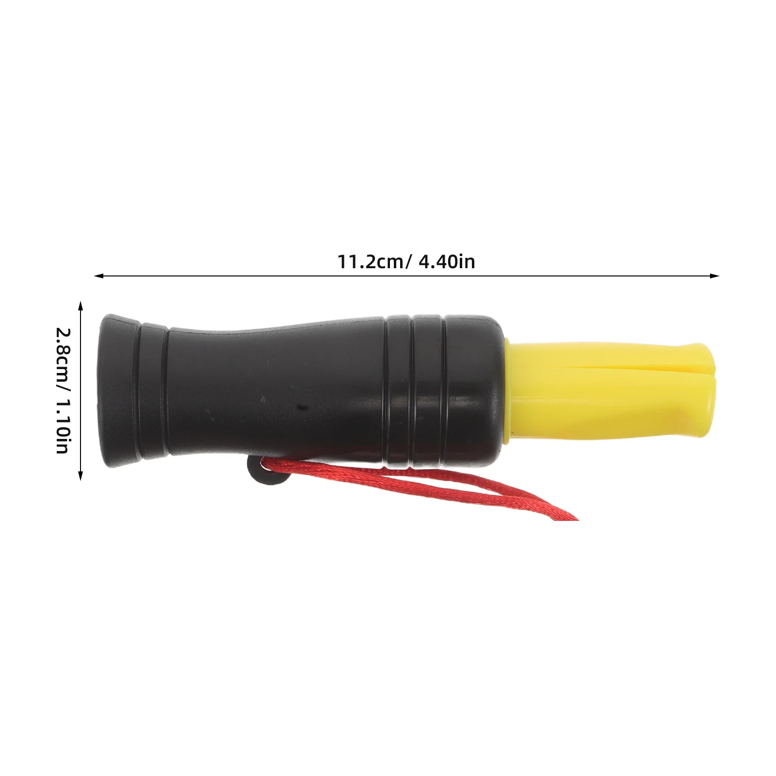 Outdoor Survival Fluitje Lichtgewicht noodsignaal voor wandelen Kamperen Jagen Redding Luid geluid Plastic fluitje Draagbaar