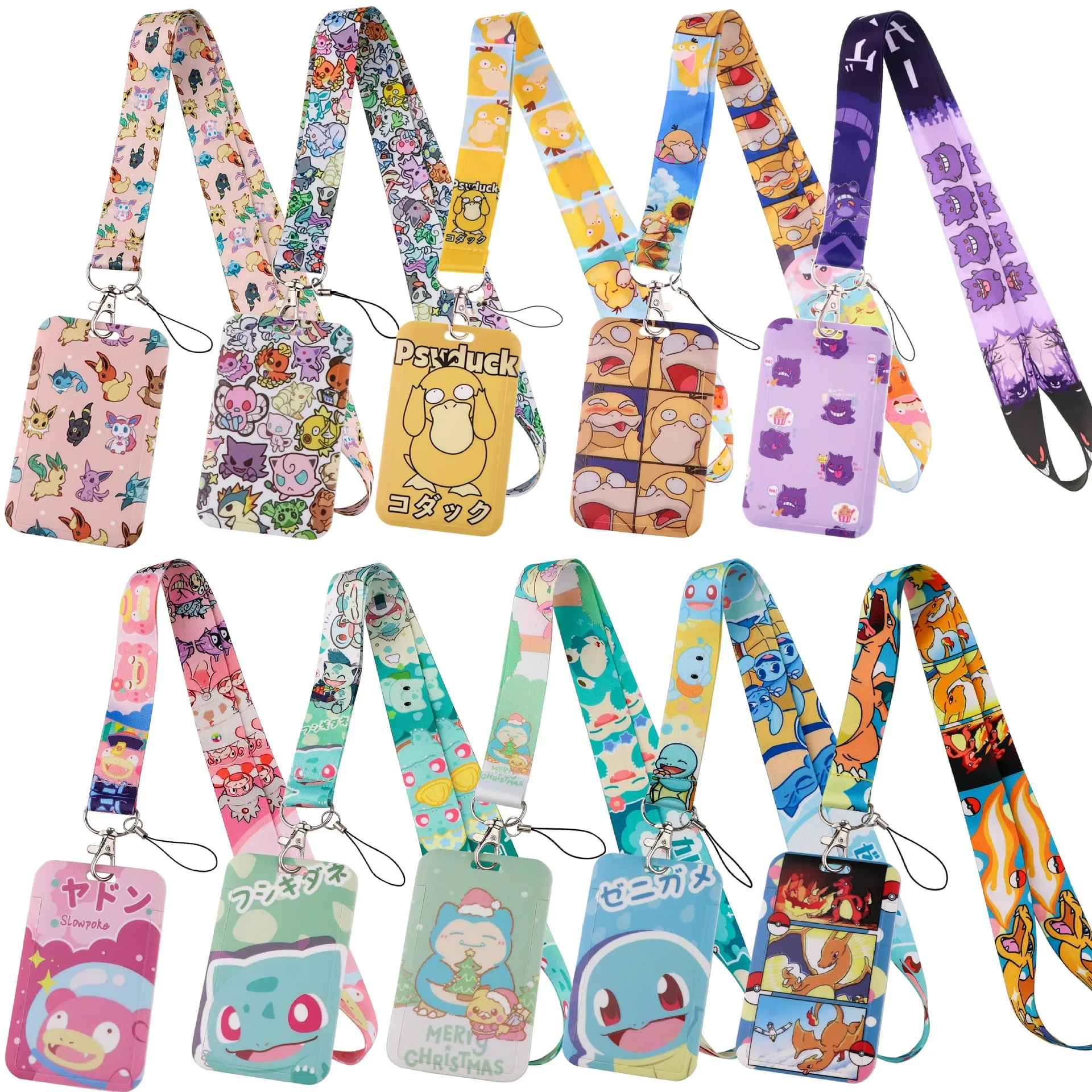 pokemon lanyard card holder Pokemon Commuter Wallet with Carabiner and Lanyard