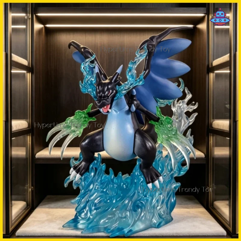gk-ポケモンアニメフィギュア四葉のチャリザード-18-センチメートル-pvc-モデル絶妙なデスクトップ装飾品サプライズコレクタブルギフトファン向け